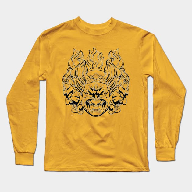 asura Long Sleeve T-Shirt by rvbharmanju